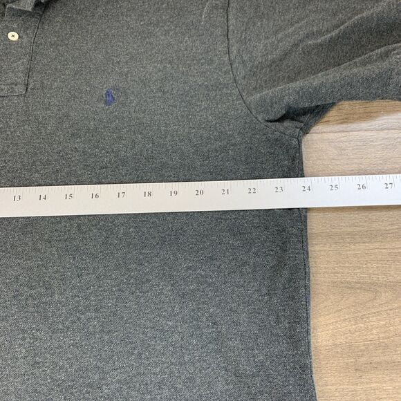 Polo By Ralph Lauren Mens Polo Shirt Size XL Classic Gray Short Sleeve Cotton - Picture 3 of 9